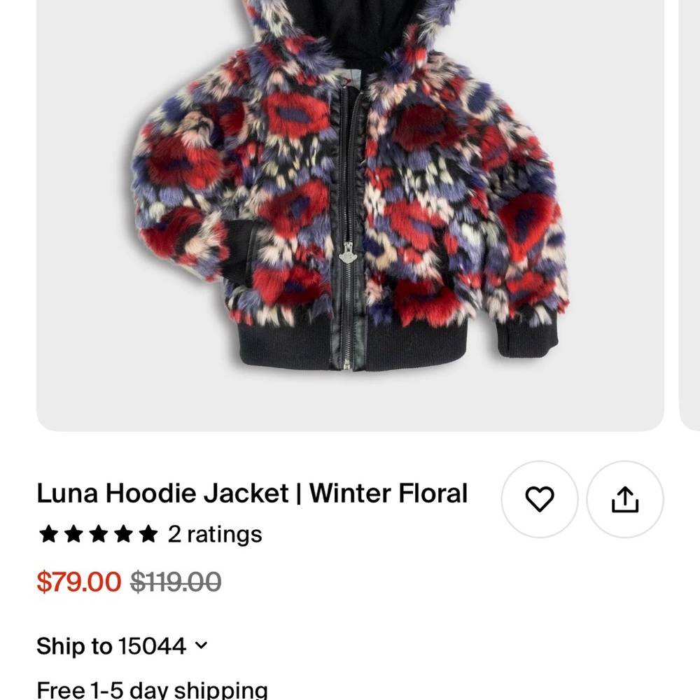 NWT Luna Hoodie Jacket from Appman